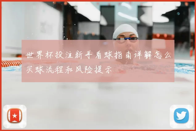 世界杯投注新手看球指南详解怎么买球流程和风险提示