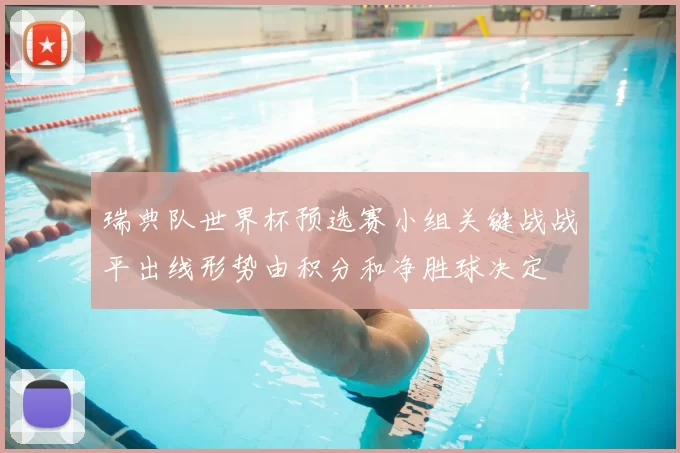 瑞典队世界杯预选赛小组关键战战平出线形势由积分和净胜球决定